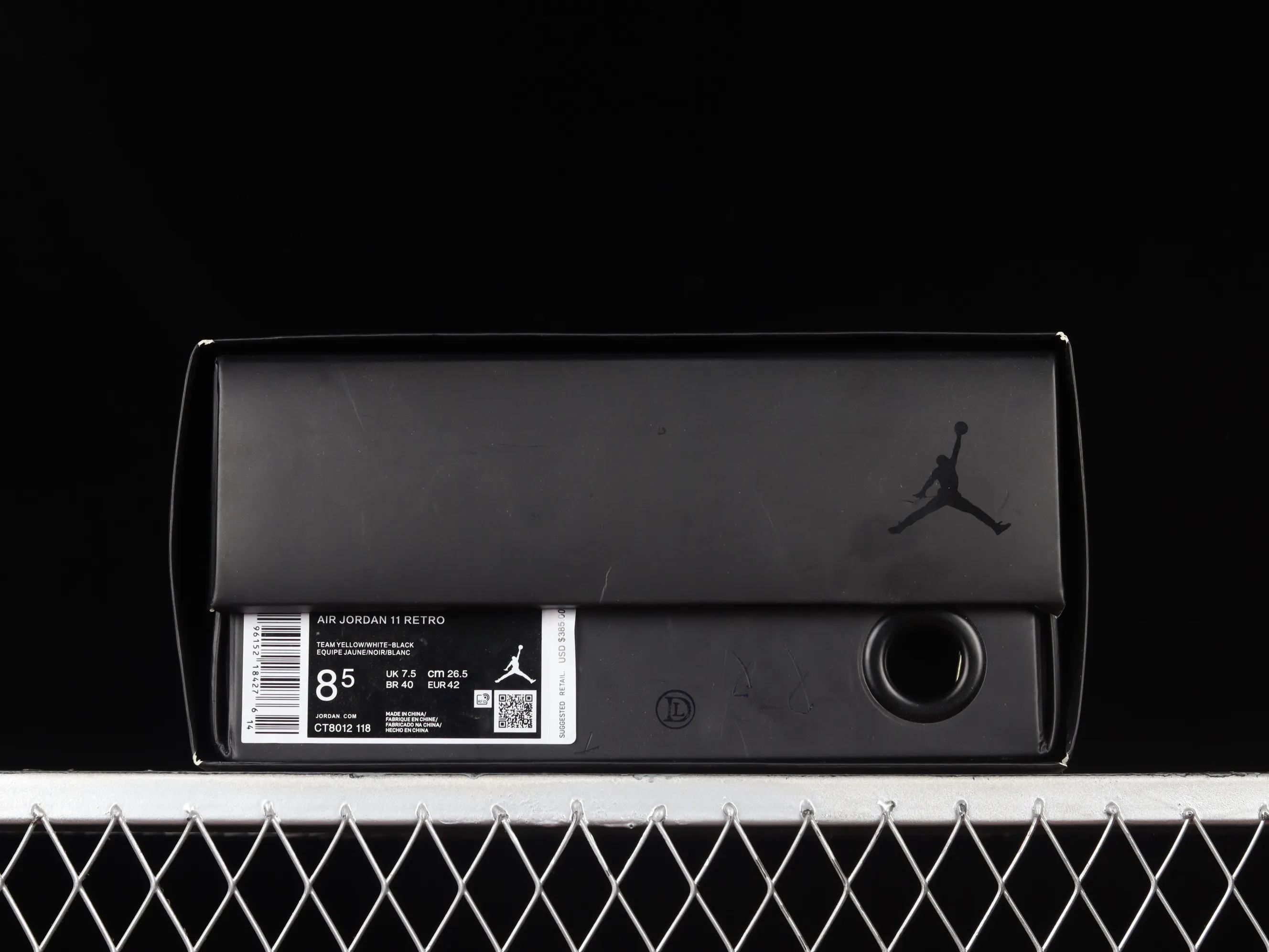 All categories Air Jordan Jordan series basketball shoes Air Jordan 11 pure original version Air Jordan 11 Retro "Black Yellow" AJ11 Joe 11 black yellow CT8012-118